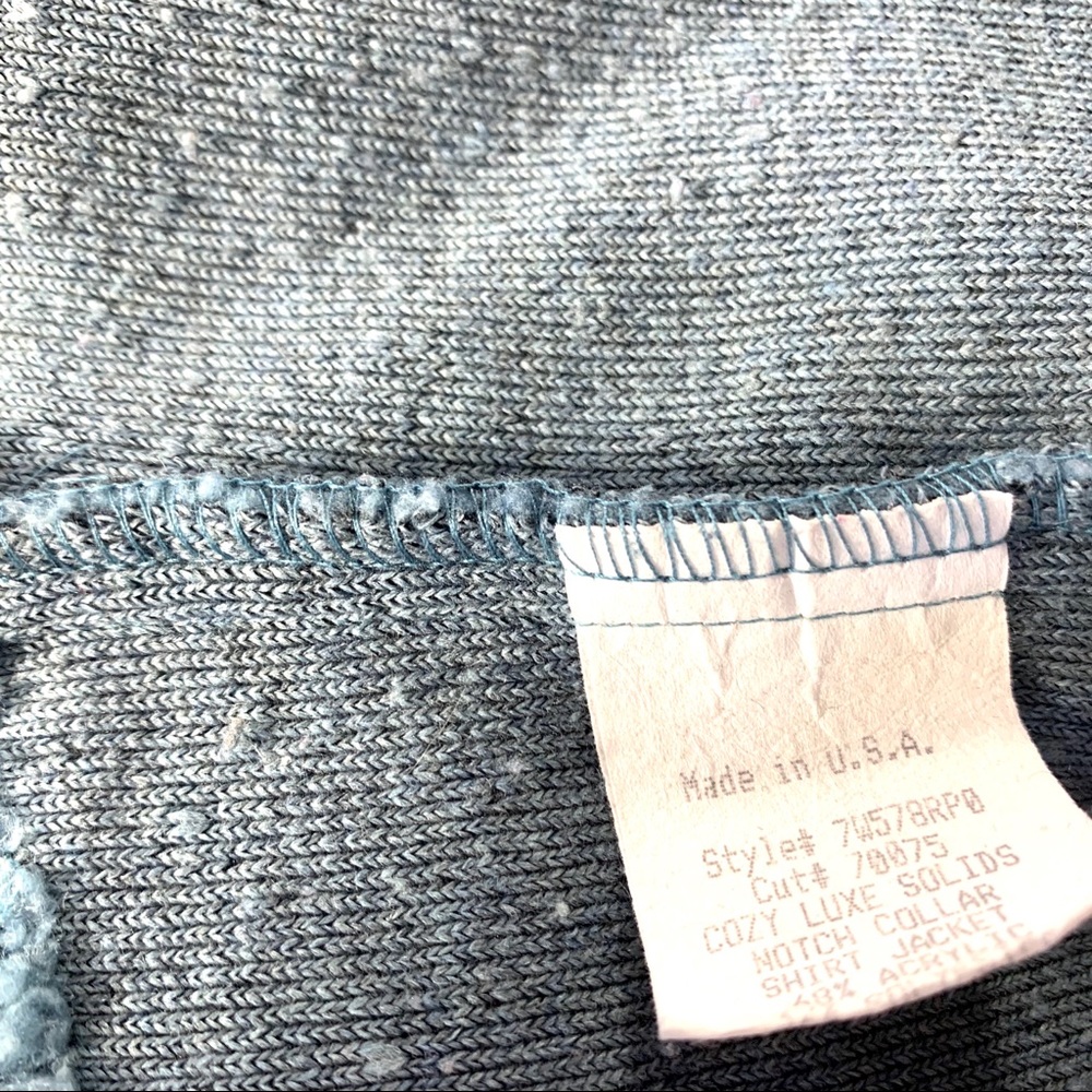True Grit Vintage Jacket Sz M Sherpa Style Fleece - Picture 9 of 10
